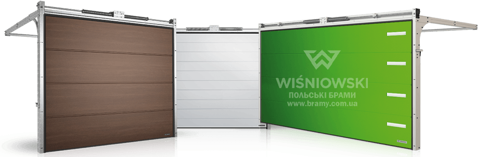 Секційні гаражні ворота Wiśniowski Ukraine