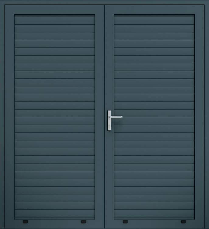 Панельні двостулкові двері, профіль AW100